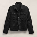 Slim Fit Stretch Denim Jacket Night Palms