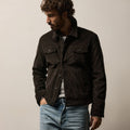 Regular Fit Lined Corduroy Trucker Jacket Kona