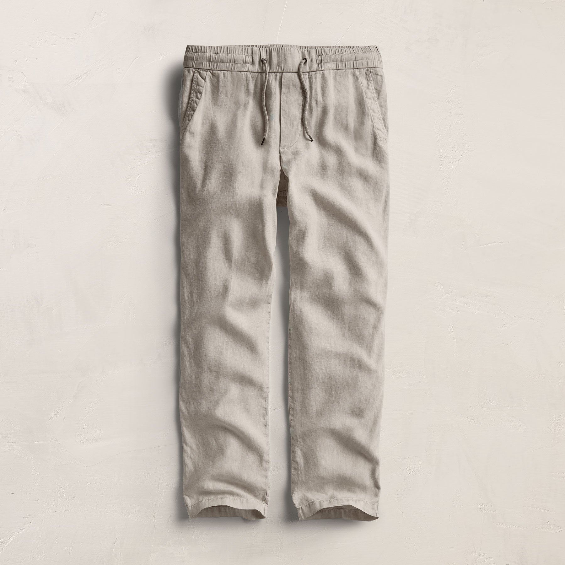 Relaxed Fit Linen Pant Salt Pigment