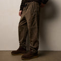 Regular Fit Suede Track Pant Caribou