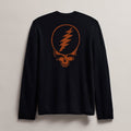 Regular Fit Recycled Cashmere Sweater Black Burnt Orange