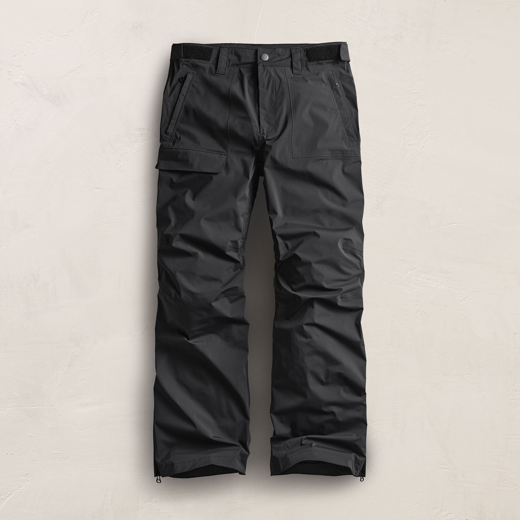Relaxed Fit Waterproof Pant Black