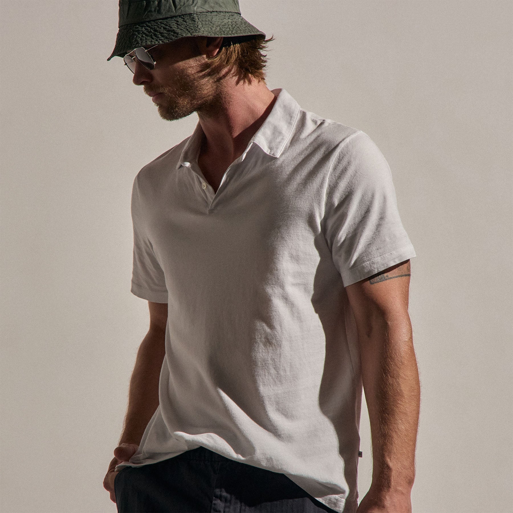 Classic Fit Polo White