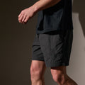 Standard Fit Embroidered Boardshort Black