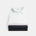 Classic Fit 3 Pack Polo Black White Deep